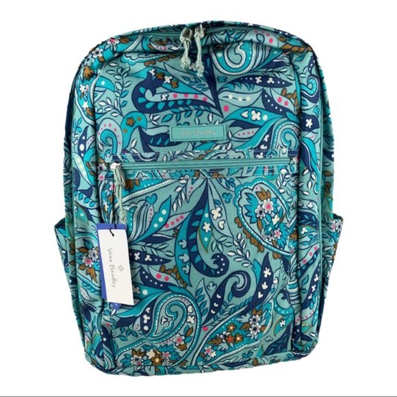 Vera Bradley Lighten Up Grand Backpack Daisy Paisley - Picture 10 of 10